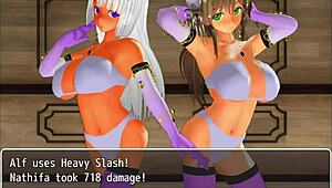 信じられないガールBヒーローシーン、シャリファとアニメ風ヘンタイみたい