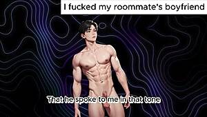 室友的直男友被我吸了老二