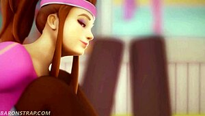 E aí, olha essa sessão de treino lésbica! 😘