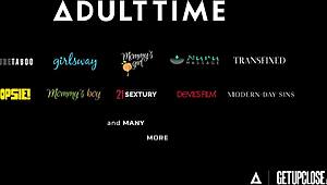 बिग ऐस कॉलेज हॉटी Leana Lovings क्लोजअप में हार्ड लंड पर सवार