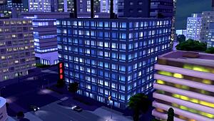 3D tegneserie blowjob og håndjob mens hun bader! Sort interracial sex!