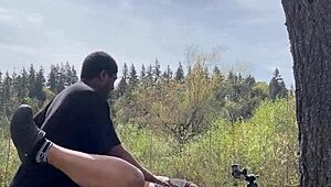 i love watching chubby bbw remi ride bbc on a giant rock