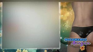 Pov Pre�o a Mi Vecina de 18 A�os a Cambio d Usd con Descomunal Carga de Semen en Su Vagina Llena de Aceite