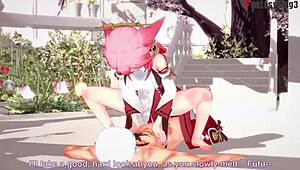 Yae Miko fode em Genshin Impact