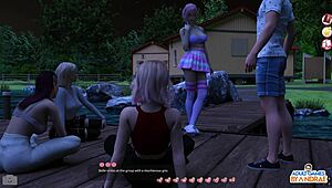 Stacy bagi blowjob epik luar bilik 23.