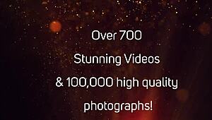 La formosa Chanel Preston gioca con un dildo di vetro sulla sua figa succosa