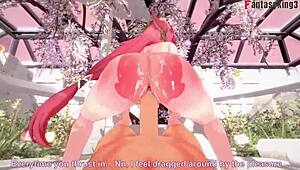 Adegan Fantasi Yae Miko di Genshin Impact