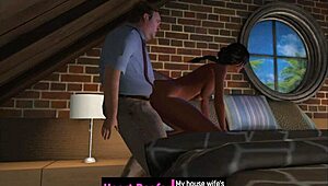 I tecknade serien fixar de hyresbetalningen med sex