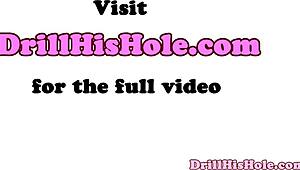 Homo hunk bottom ottaa anaalin ja ampuu kuorman sidottuna