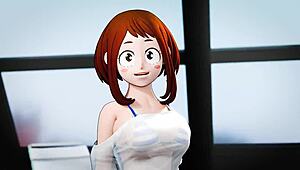 Wanna join Ochaco Uraraka’s wild gangbang recruitment?