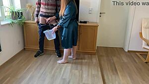 mother in law shows off her curves