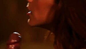 Foda interracial com óleo paus pretos grandes e close-ups