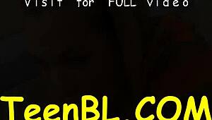 that skinny teen amazes with dick sucking skills leading to hot cumshot 😍