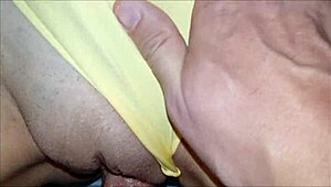 I fucked the redhead's wet pussy in lingerie until cumming