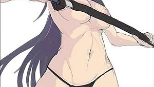 Faygrey和Busujima Saeko用JOI CEI宠物play羞辱降级支配新宠物，无玩具