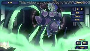 Gata com cabelo prateado fode no cosplay anime no Spunkstock 😍 parte 4