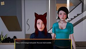 빨간머리 작은 18+ 가슴 에로틱 게임 즐기기