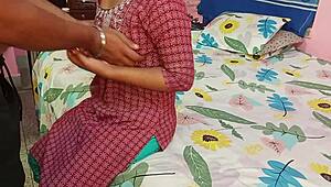 Desi hot nokar bangs boss's wife in wild doggystyle Indian hardcore