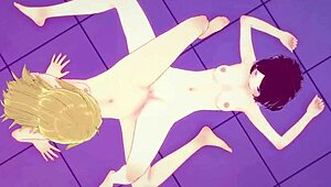 Rin Toyama ve Ko Yagami vahşi futanari seks dalışına