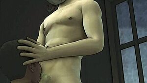 In Dishonored Sims 4, Watch The Intense Gay Anal Sex Scene With Handjob And Assfucking
