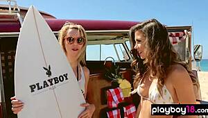 Lan, plajda çıplak sörf fahişesi kulislerde ifşa oluyor!