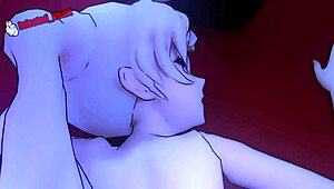 チームRWBYがワイルドな指マンと顔射で大乱交