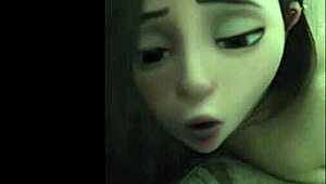 她喜欢当我的性娃娃。这个无毛娃娃在狂野POV中口交和操逼。