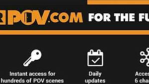 POV 핫 슬럿 크리스텐 코트니 새해 파티 엉덩이 박기