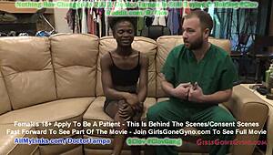 Devojka Rina Arem deflorirana žestoko od doktora Tampe u kliničkom analnom pregledu