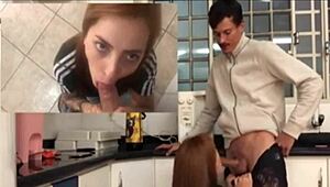 Motoboy me fodeu sem camisinha depois de não conseguir cobrar o cartão, alargando meu cu com pau grande