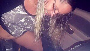 Terperangkap Kongkek Spin, Terus Dikongkek Dan Pancut Muka.