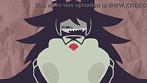 Miss Circle在狂野的Hentai游戏中主宰激烈干炮！