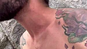 Fodendo på Abrico-stranden med rå udendørs action