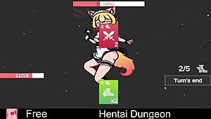 Masmorra hentai solta putaria crua com jogabilidade intensa