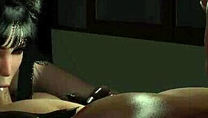 夜にサキュバスが不意打ち！ この3Dヘンタイ無修正アクションが頭を吹き飛ばした！