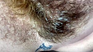 spend 10 minutes admiring hairy pussy and big bush in closeup detail