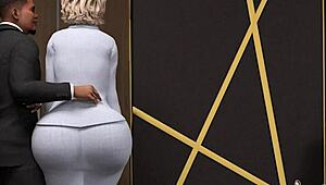 Giovane CEO intrappola la sua segretaria ebrea formosa per risposte. Quali segreti nasconde dietro quelle tette enormi?