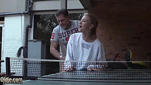 ब्लॉन्ड टीन 18+ ने अभी मेरा कम स्वैलो किया, वाऊ 😍