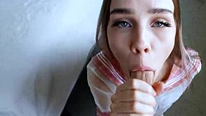 Fan, menade att säga att jag knullade en söt i skoluniform som räv-Alina