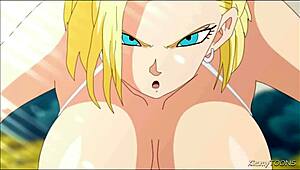 Cenas selvagens de sexo Dragon BallZ no Android Quest for the Balls gameplay