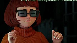 Что! Велма из Скуби-Ду в дикой 3D-ебле от Redmoa!