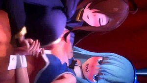 哇，《Konosabu》MMD女牛仔合集，娇小骑乘爽翻天！