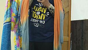 Indian Desi Step Mom Seduces with Big Boobs