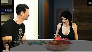 Gameplay completo di Anna Exciting Affection parte 25 con divertimento solitario all'aperto