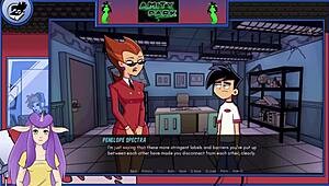 Danny Phantom Amity Park Redux: Rødhåret college lærer i monster action