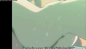 Hentai bujná nevlastní sestra ohmataná ve vlaku! 😳