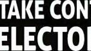 심리학자가 침대에서 18+ 환자를 변태적인 발 플레이로 유혹