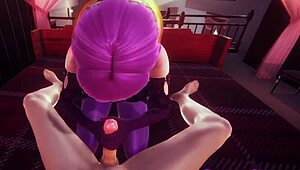 Lol KDA Hentai: Evelyn's Hardcore Sex in League of Legends Anime