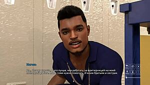 Detaillierte Hentai-College-Duschszene in Steps Of Debauchery Teil 3