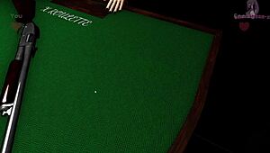 X轮盘赌以巨大奶子和狂野射精动作结束